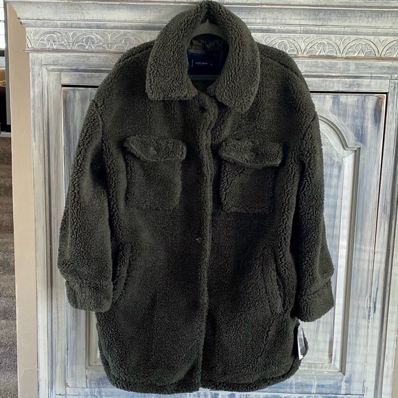 Lucky Moss Sherpa Shacket - Picture 2 of 14